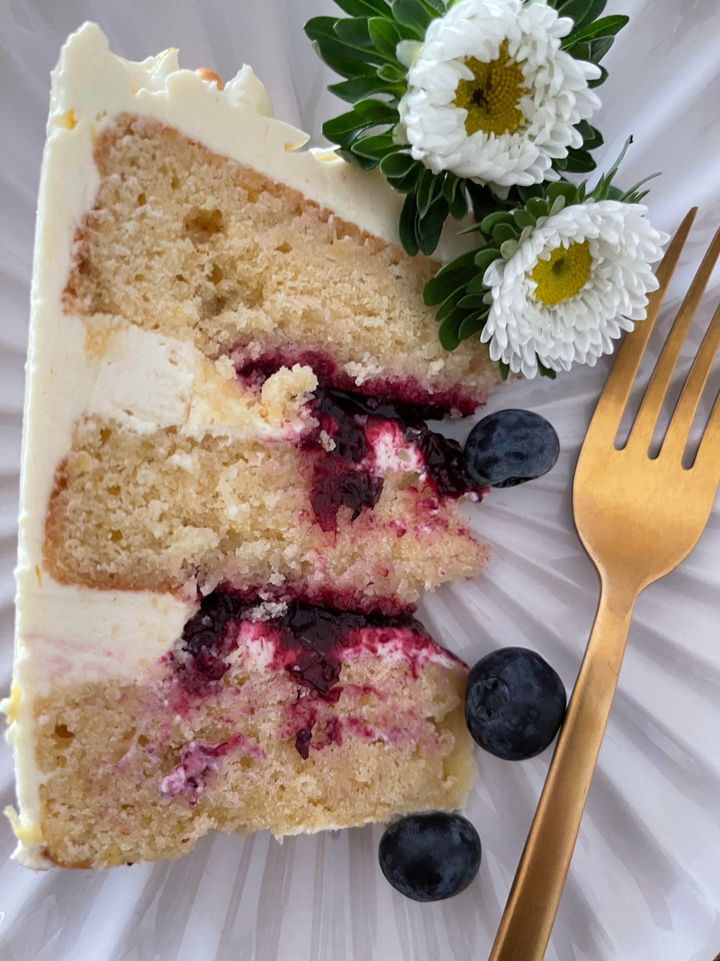 delicious cake on a plate